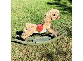 Decorative Wooden Rocking Horse