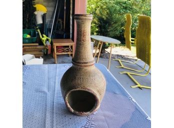 Chiminea With Slender Chimney