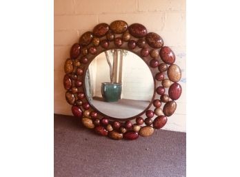 Enamel Stone Mirror