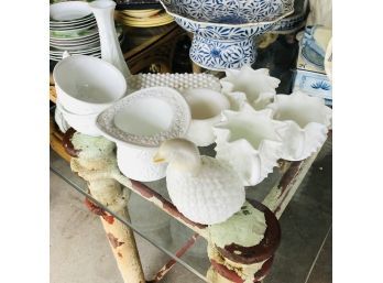 Milk Glass Assortment