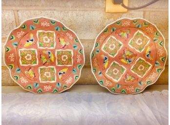 Pair Of Nora Fenton Plates 10'