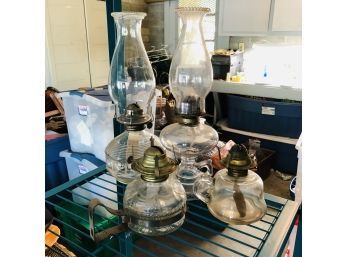 Oil Lamp Lot