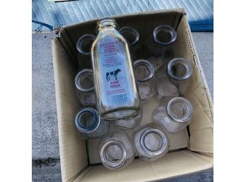 Milk Bottle Box Lot