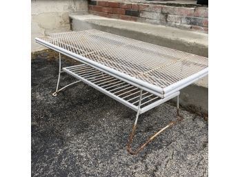 Retro Vintage Metal Outdoor Coffee Table