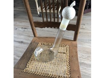 Golf Club And Ball Liquor Bottle