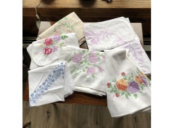 Vintage Embroidered Linens