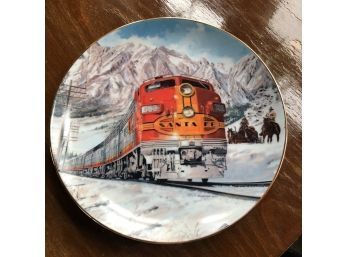 'Traveling In Style' Collector Plate By J.B. Deneen Classic American Trains