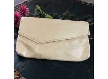 Gold Bag With Shoulder Strap