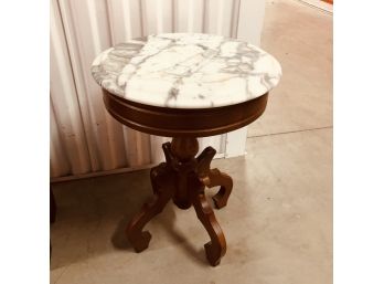 Marble Top Plant Stand