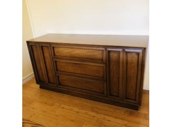 Vintage Mid-century Sideboard Cabinet With Drawers