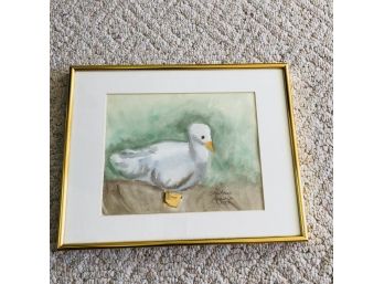 Watercolor Duck Wall Art