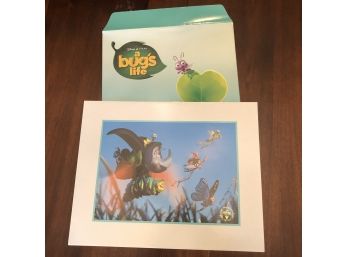 Disney Store A Bug's Life Lithograph Print 11'x14'