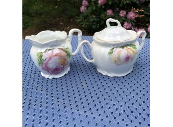 Blenheim China Sugar And Creamer Set