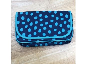 Thirty-One Polka Dot Zipper Organizer Bag