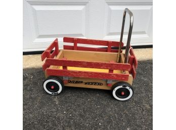 Vintage Radio Flyer Red Push Wagon