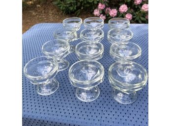 Set Of 12 Vintage Sherbet Glasses