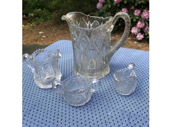 Pressed Glass Lot