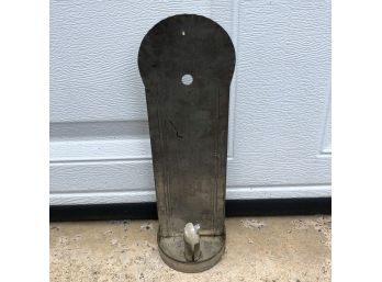 Galvanized Metal Wall Candle Holder