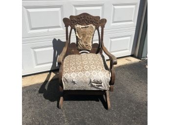 Vintage Wood Rocking Chair