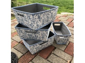 Set Of Four Threshold Storage Bins