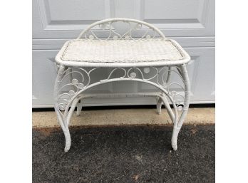 Wicker Vanity Table