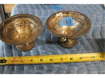 127  Pair Weighted Sterling Bowls