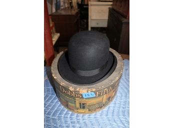152  Dobbs 5th Ave Bowler Hat With Box