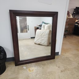 Brown Tone Framed Mirror