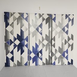 Geometric 3 Pc Canvas Wall Art