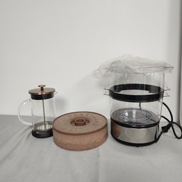 Food Steamer, Tortilla Holder & Coffee Maker