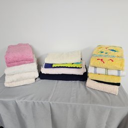 Regular Bath Towels And Beach Towels Lot