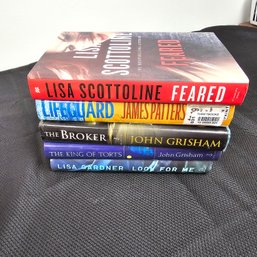 Scottoline, Patterson, Grisham, Gardner Set Of 5 Books