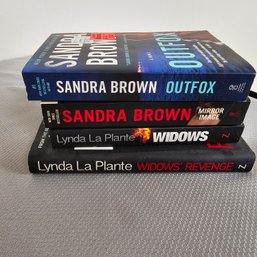 Sandra Brown  & Lynda La Plante Set Of 4 Books