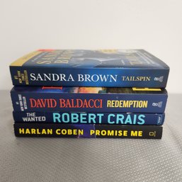 Brown, Baldacci, Crais & Coben Lot Of 4