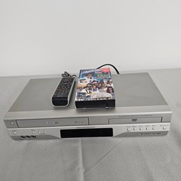 Toshiba VHS And DVD Player With Remote And  An Elvis VHS Memories Lot