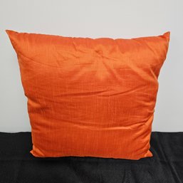 1 Large Orange Pillow