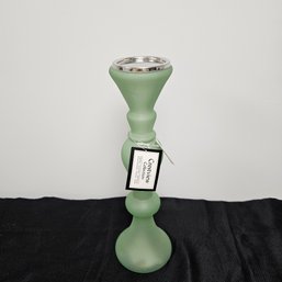 'new' Green Frosted Candle