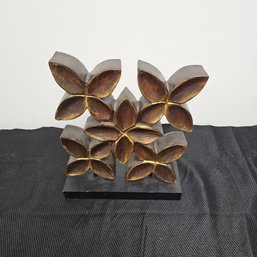 Wood Flower Decor