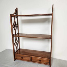 Wooden What Knot Shelf