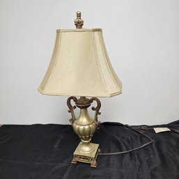 Gold & Bronze Tone Lamp