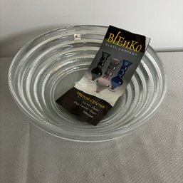 Blenko Ribbed Bowl