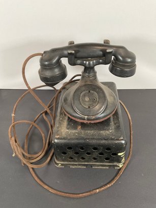 Vintage Western Union Telephone & Box
