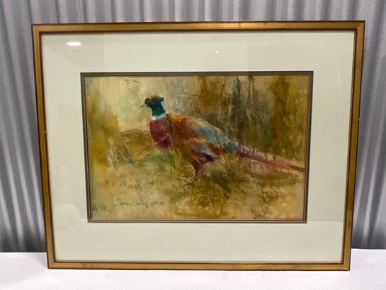 Watercolor 'The Hunt' By Deanne Lemley - 30 X 24'
