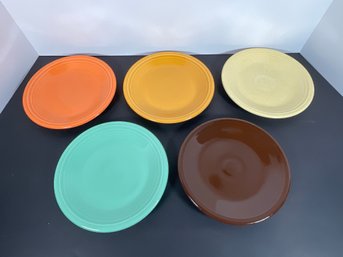 (5) Fiestaware Plates - 7 1/4'