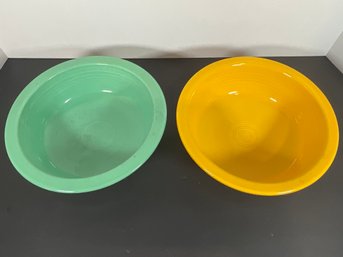 (2) Fiestaware Bowls - 8 1/4'