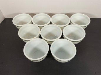(9) Vintage Pyrex Tableware Custard Cups -