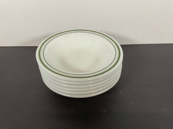 (6) Pyrex Tableware Bowls - 6 1/2'