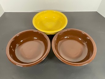 (3) Fiestaware Bowls - 7'