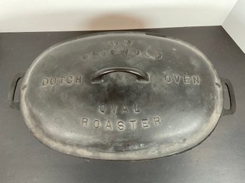 Griswold No 5 Dutch Oven/Oval Roaster - 14 1/2 X 9 12'