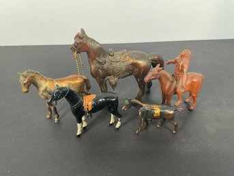 Metal Horse Figurines